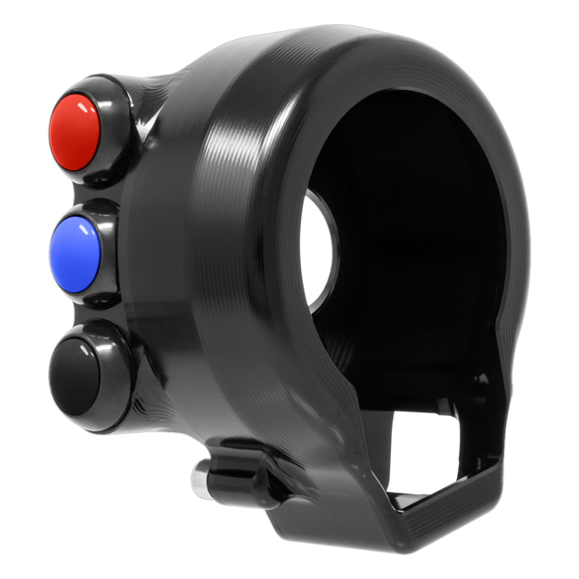 Gasgriffgehäuse mit integriertem Lenkerschalter JetPrime Aprilia RSV4 RF (17-18) JP CO AP009