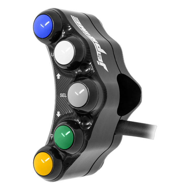 Lenkerschalter Sport links JetPrime Suzuki GSX-R 1000 (07-21) JP SPS 003 – für I2M-Dashboard
