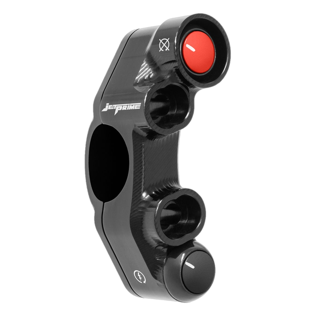 Lenkerschalter SuperSport rechts JetPrime Yamaha YZF-R9 (25-26) JP SPD MK900 – für Mectronik-Dashboard, universelles Lochbild