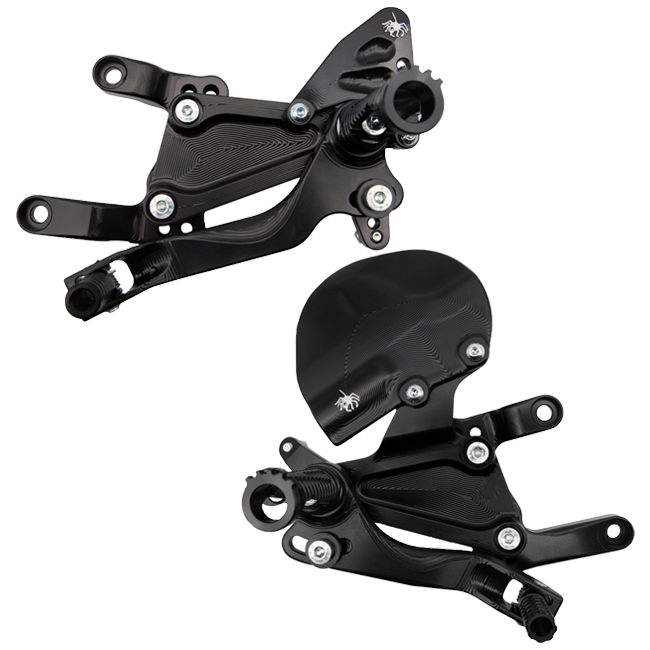 Sistema di poggiapiedi "Modello da corsa" Spider Racing Ducati Panigale V4/S (2025) 10.D312