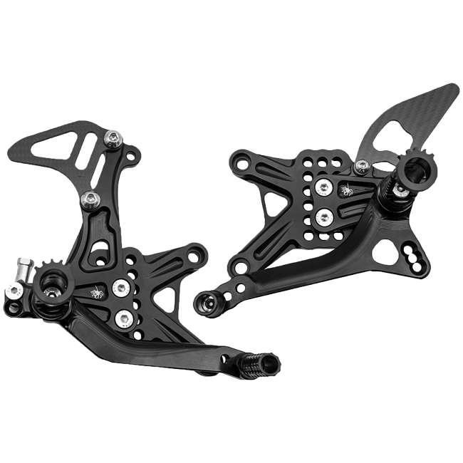 Sistema di poggiapiedi da Spider Racing Kawasaki ZX-6R/636/RR (09-25)