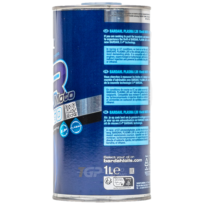 BARDAHL 10W50 Plasma LXR - 1 litro di olio premium