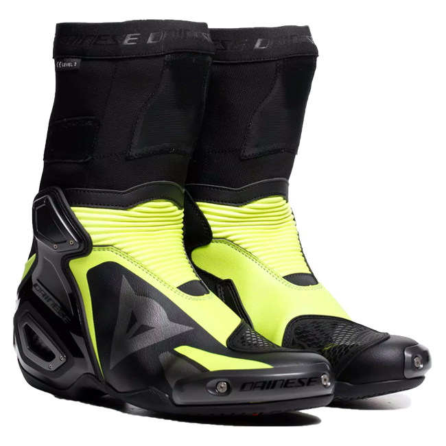 Stivali da motociclette assiali di Dainese Axial e strade | Uomini | Giallo nero/neon | 20179000526200