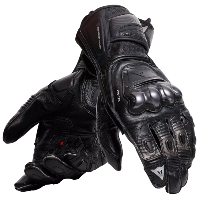 Guanti in pelle di Dainese Fiero Racing Motorcycle | Uomini | Nero | 201810002560400
