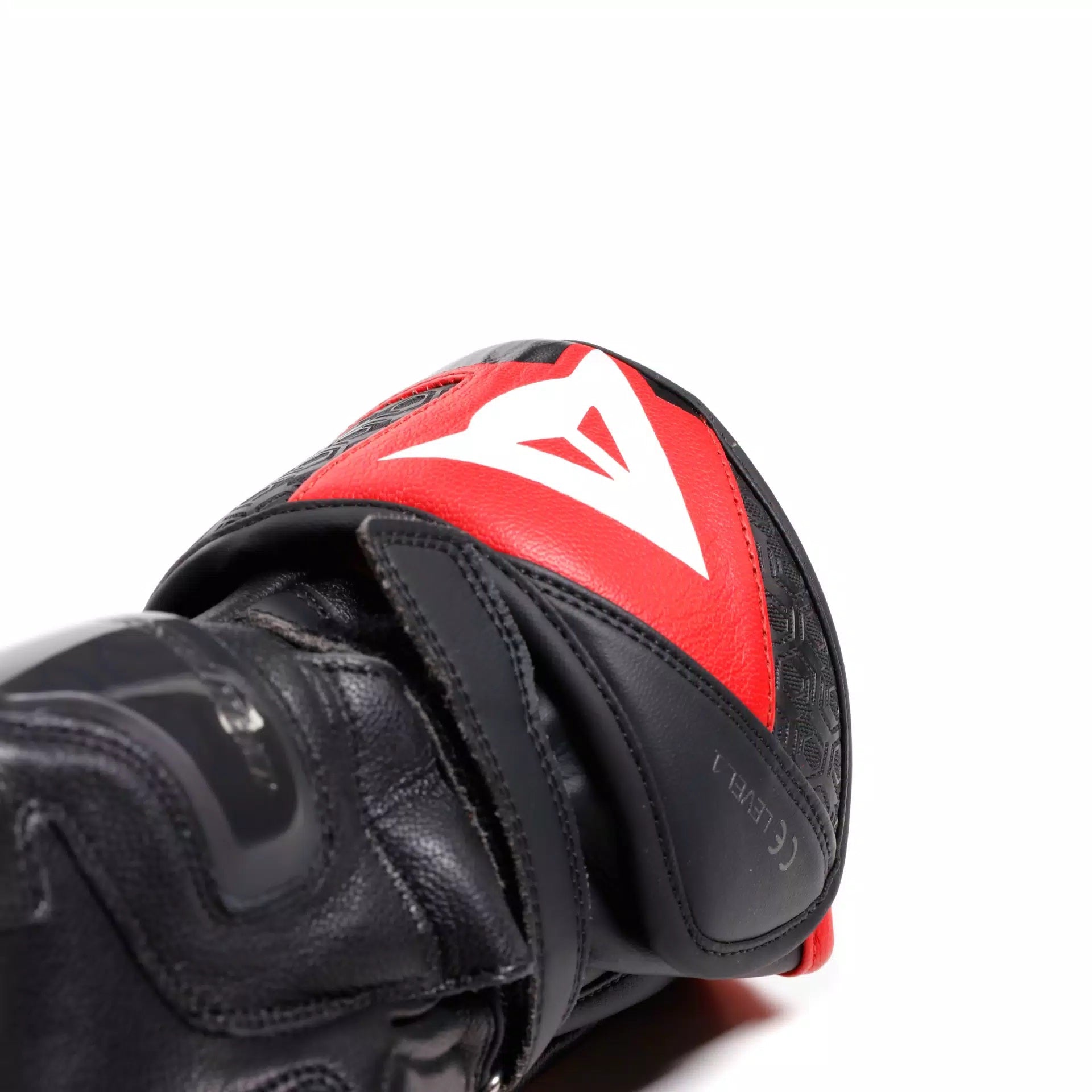 Guanti in pelle di Dainese Fiero Racing Motorcycle | Uomini | Nero/rosso | 2018100025a700
