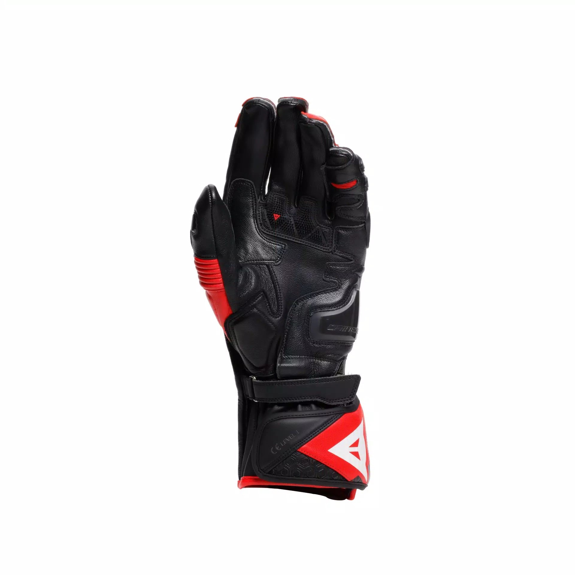 Guanti in pelle di Dainese Fiero Racing Motorcycle | Uomini | Nero/rosso | 2018100025a700