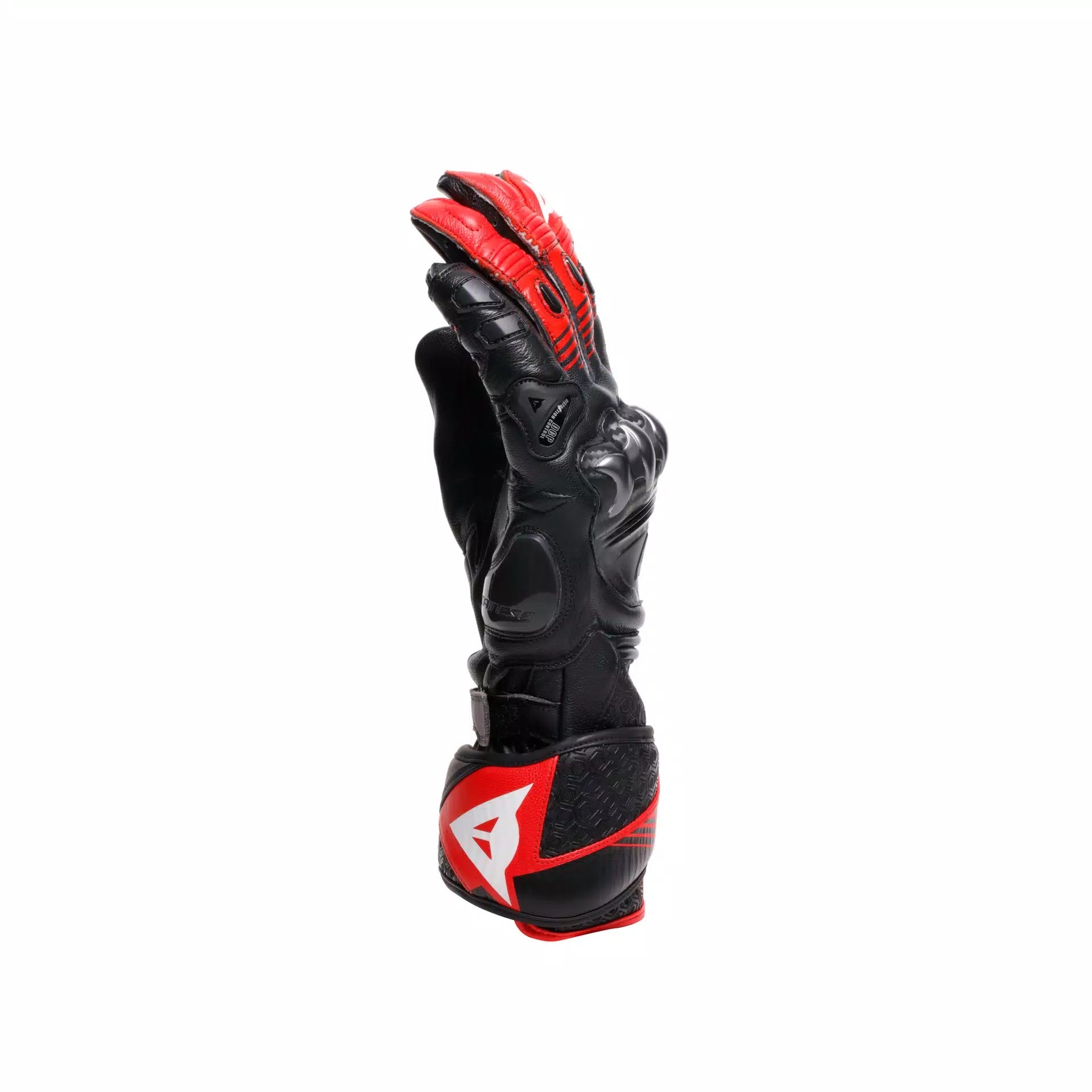 Guanti in pelle di Dainese Fiero Racing Motorcycle | Uomini | Nero/rosso | 2018100025a700