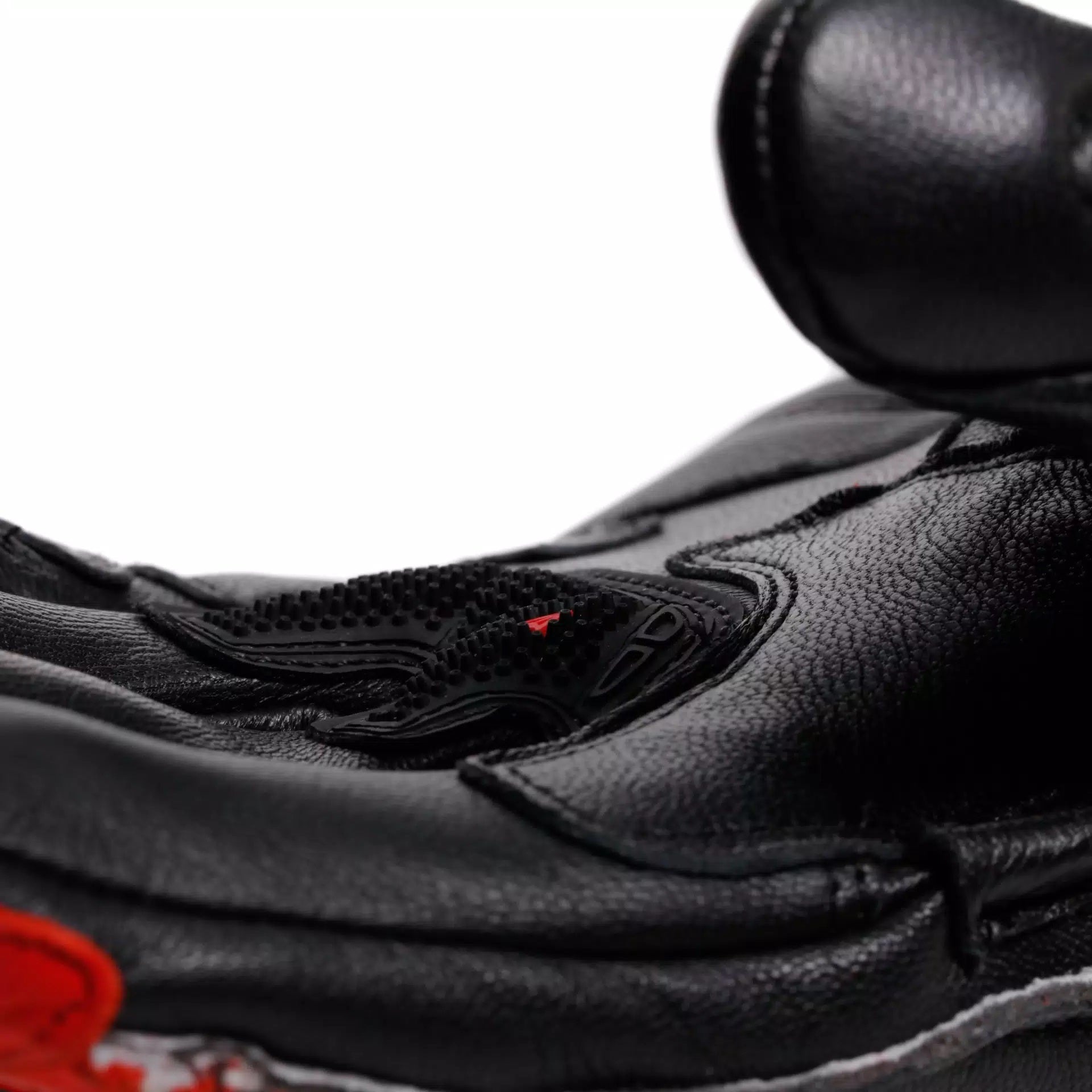 Guanti in pelle di Dainese Fiero Racing Motorcycle | Uomini | Nero/rosso | 2018100025a700