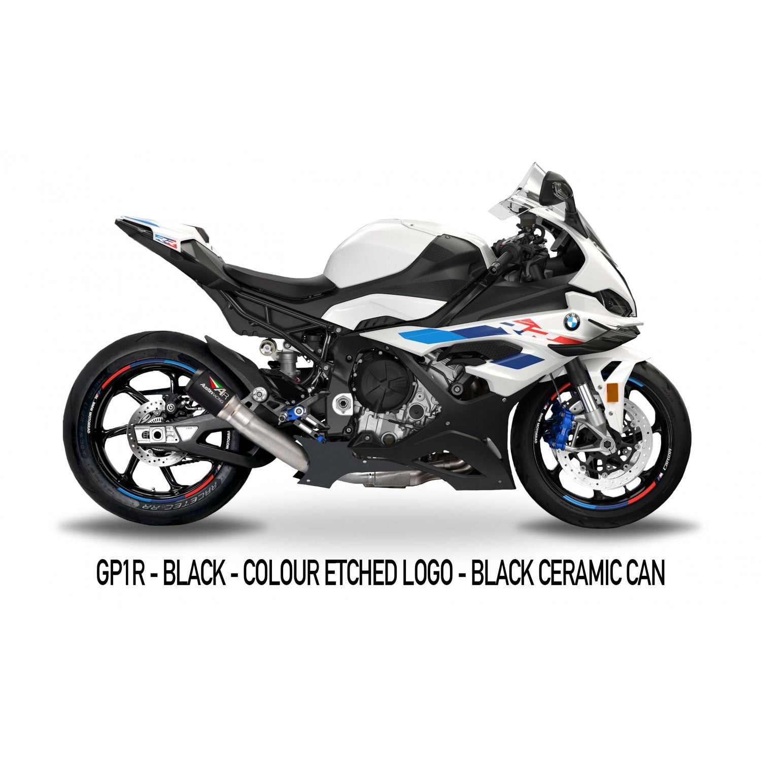 Austin Racing Slip-on (GP1R/GP2R/V3) + tubo di sostituzione del gatto BMW S1000RR K67 (19-25)