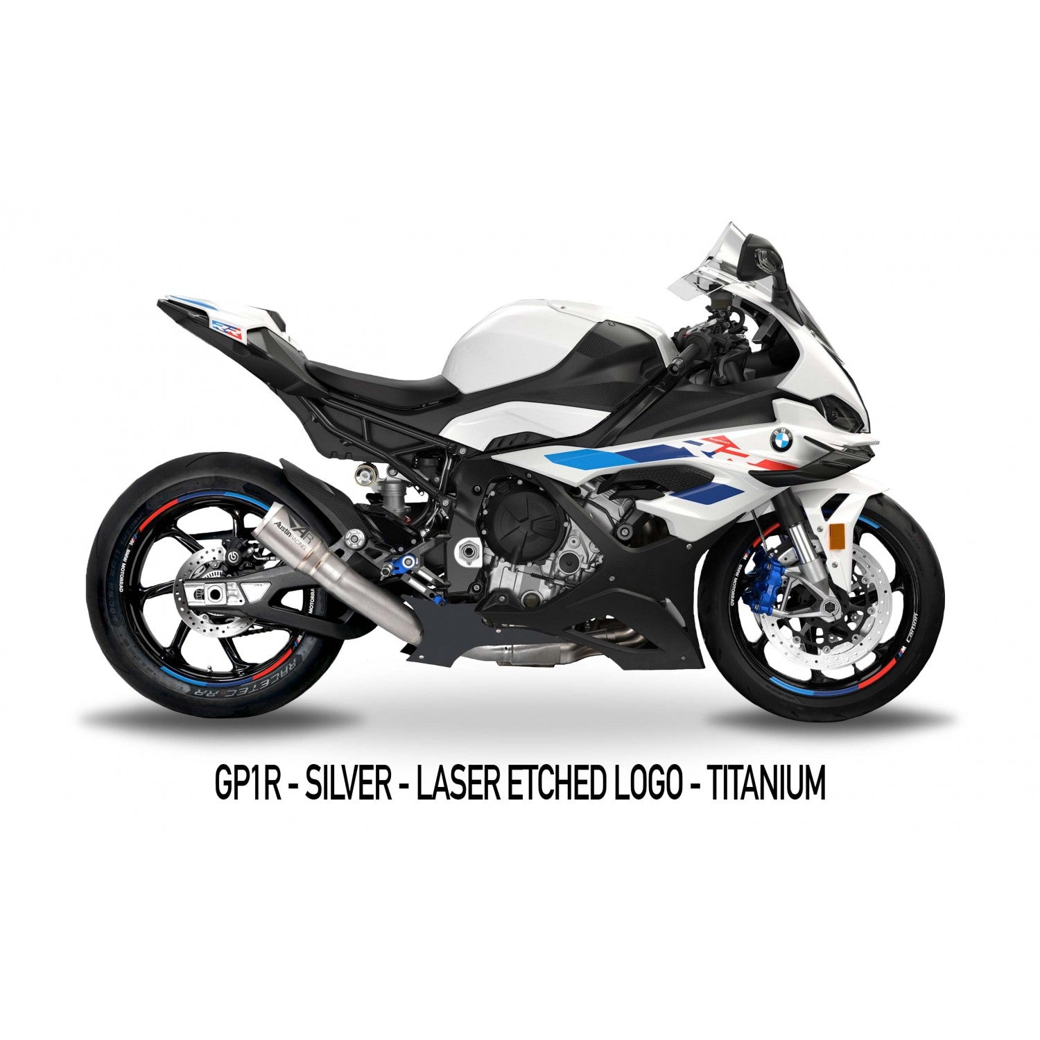 Austin Racing Slip-on (GP1R/GP2R/V3) + tubo di sostituzione del gatto BMW S1000RR K67 (19-25)