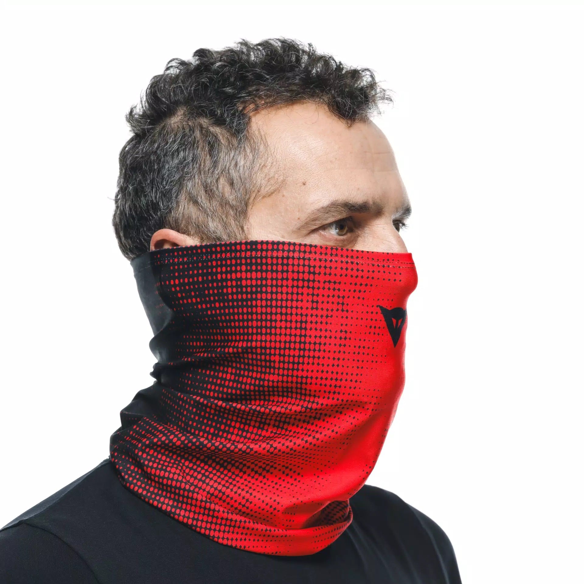 Backerchief Dainese Nero/rosso con logo Dainese | 201910000881L001