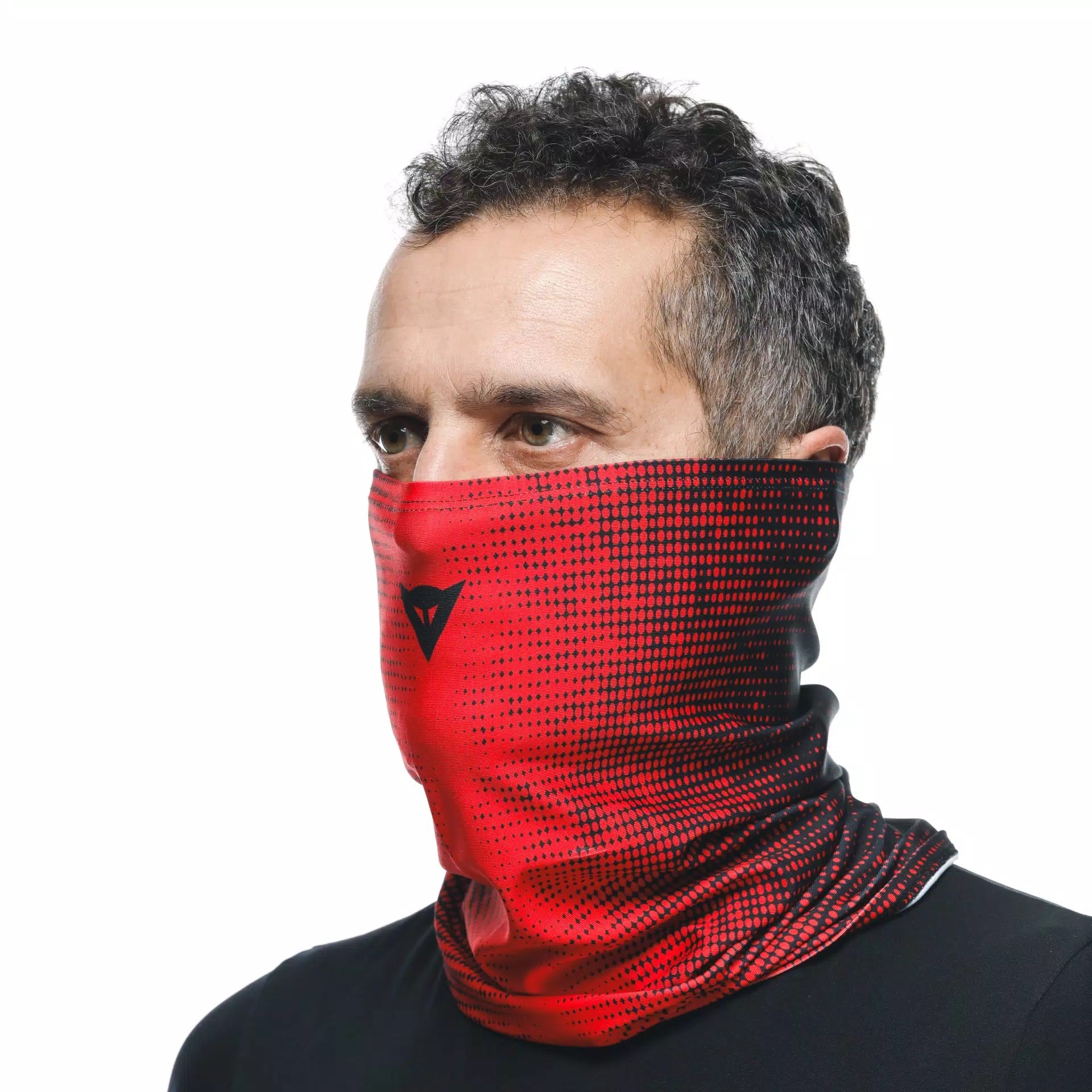 Backerchief Dainese Nero/rosso con logo Dainese | 201910000881L001