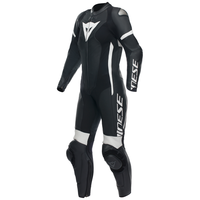Dainese Grobnik Lady One -pecio Combinazione in pelle - tuta da corsa perforata | Donne | In bianco e nero