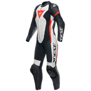 Dainese Grobnik Lady One -pecio Combinazione in pelle - tuta da corsa perforata | Donne | Bianco/rosso
