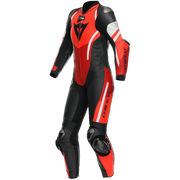 Dainese Misano 3 Lady D-AIR® in pelle monopezzo per una tuta da corsa airbag | Donne | Rosso