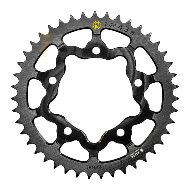 Wheel a catena in alluminio Sitta Aprilia RSV4/1100 Factory/R/RR/RF (09-25) (202p) -37-48 Denti, 525 Divisione