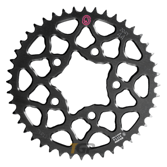 Ruota a catena in alluminio Sitta GP BMW HP Schmiederad HP4 e HP4 Race (204Y-HR20GP) -37-47 Denti, 520 Division