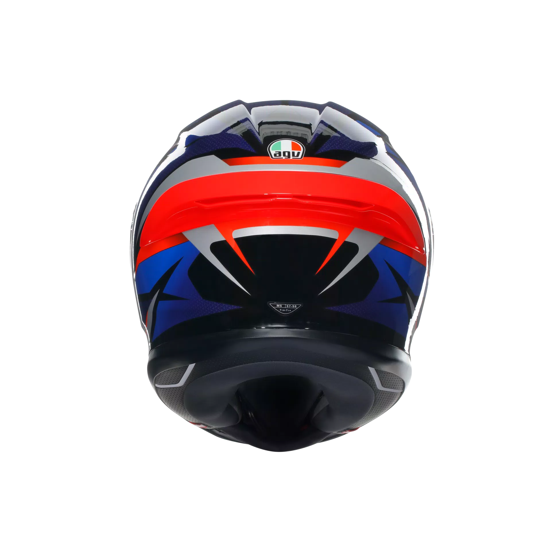 AGV K6 S Helm Slashcut nero/blu/rosso | 2118395001015