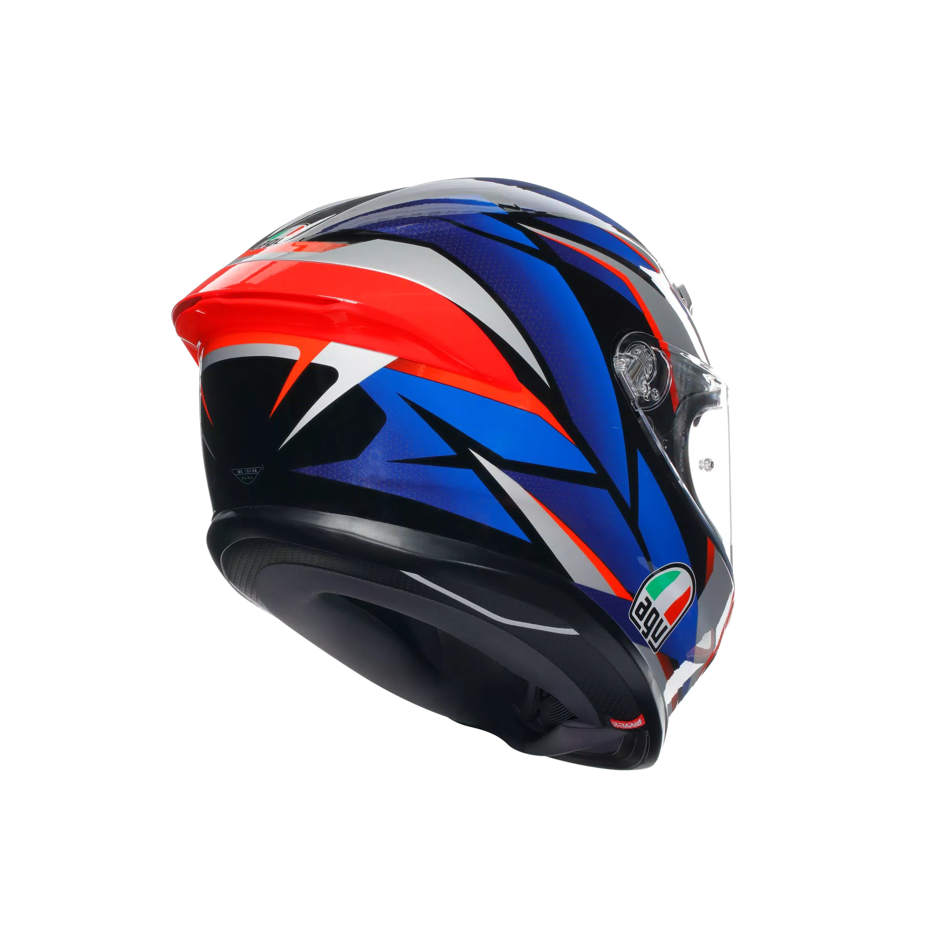 AGV K6 S Helm Slashcut nero/blu/rosso | 2118395001015