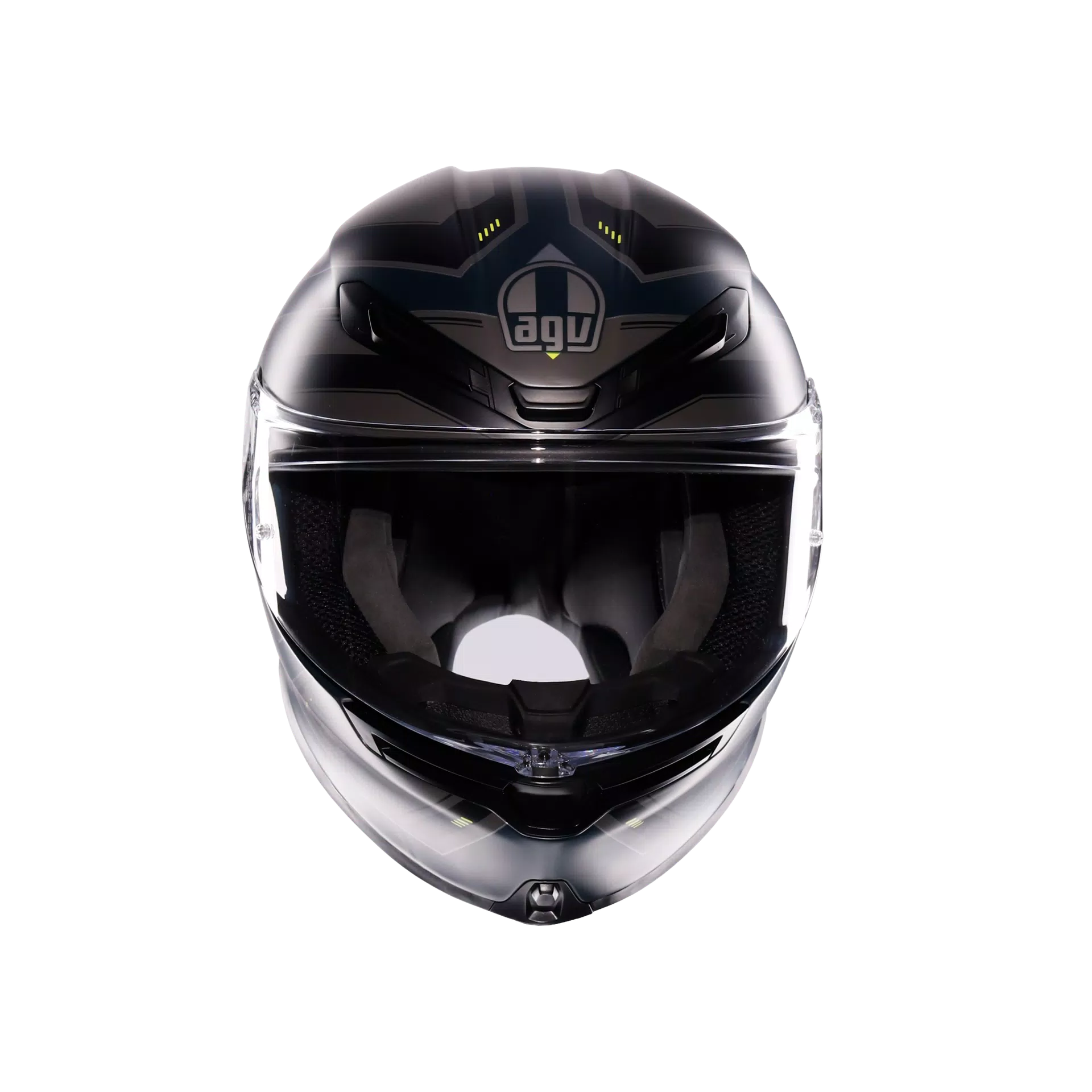 Agv K6 S Helmet Enhance Matt Grey/Yellow Fluo | 2118395001022