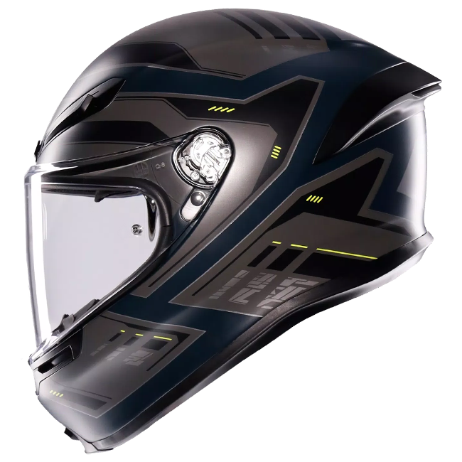 Agv K6 S Helmet Enhance Matt Grey/Yellow Fluo | 2118395001022