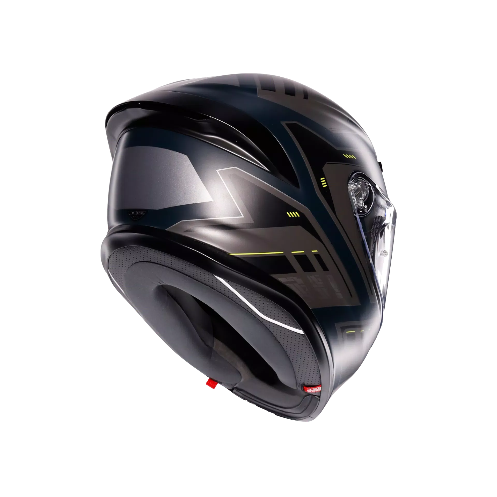 Agv K6 S Helmet Enhance Matt Grey/Yellow Fluo | 2118395001022
