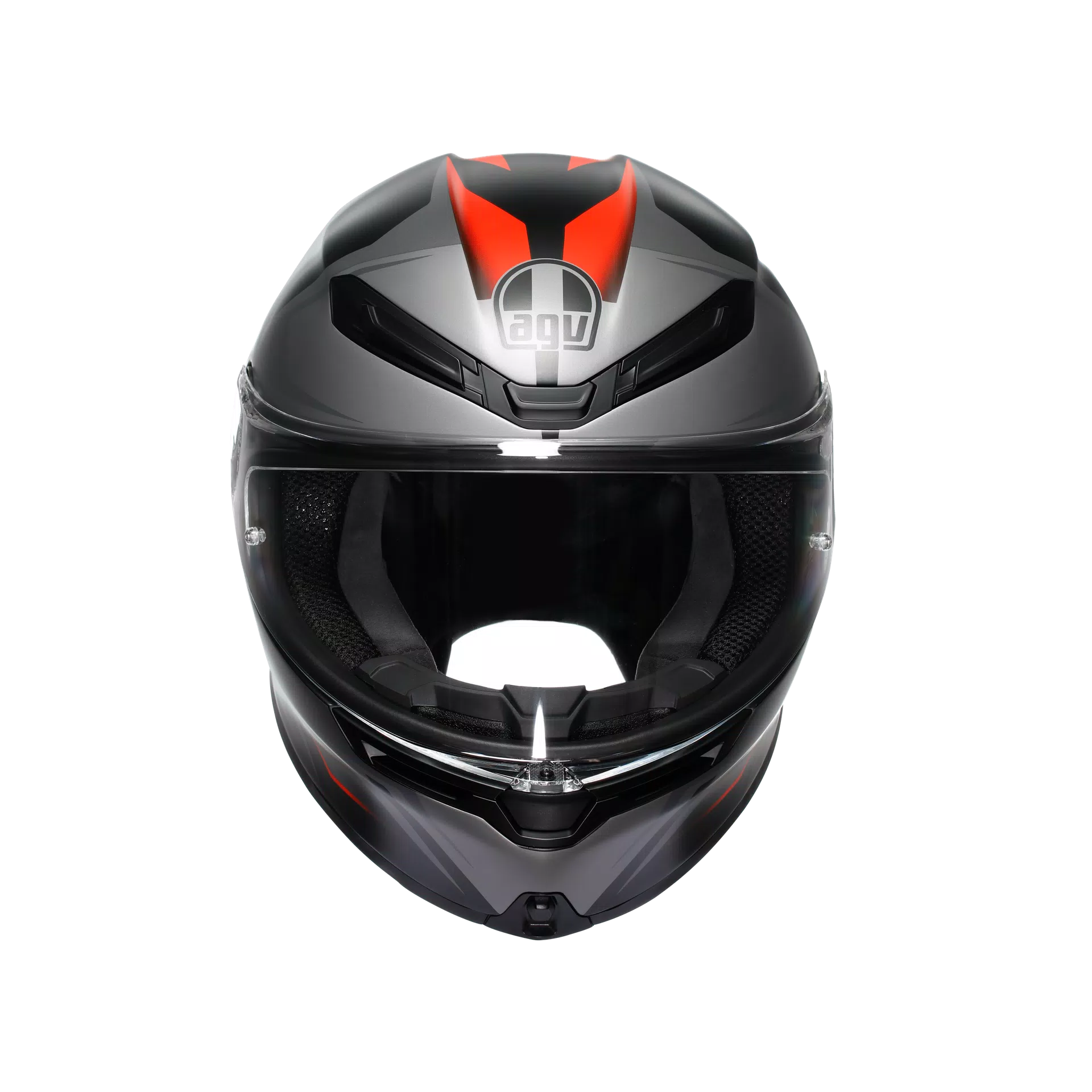 Agv K6 S Helmet Karve Matt nero/grigio/rosso | 2118395001024