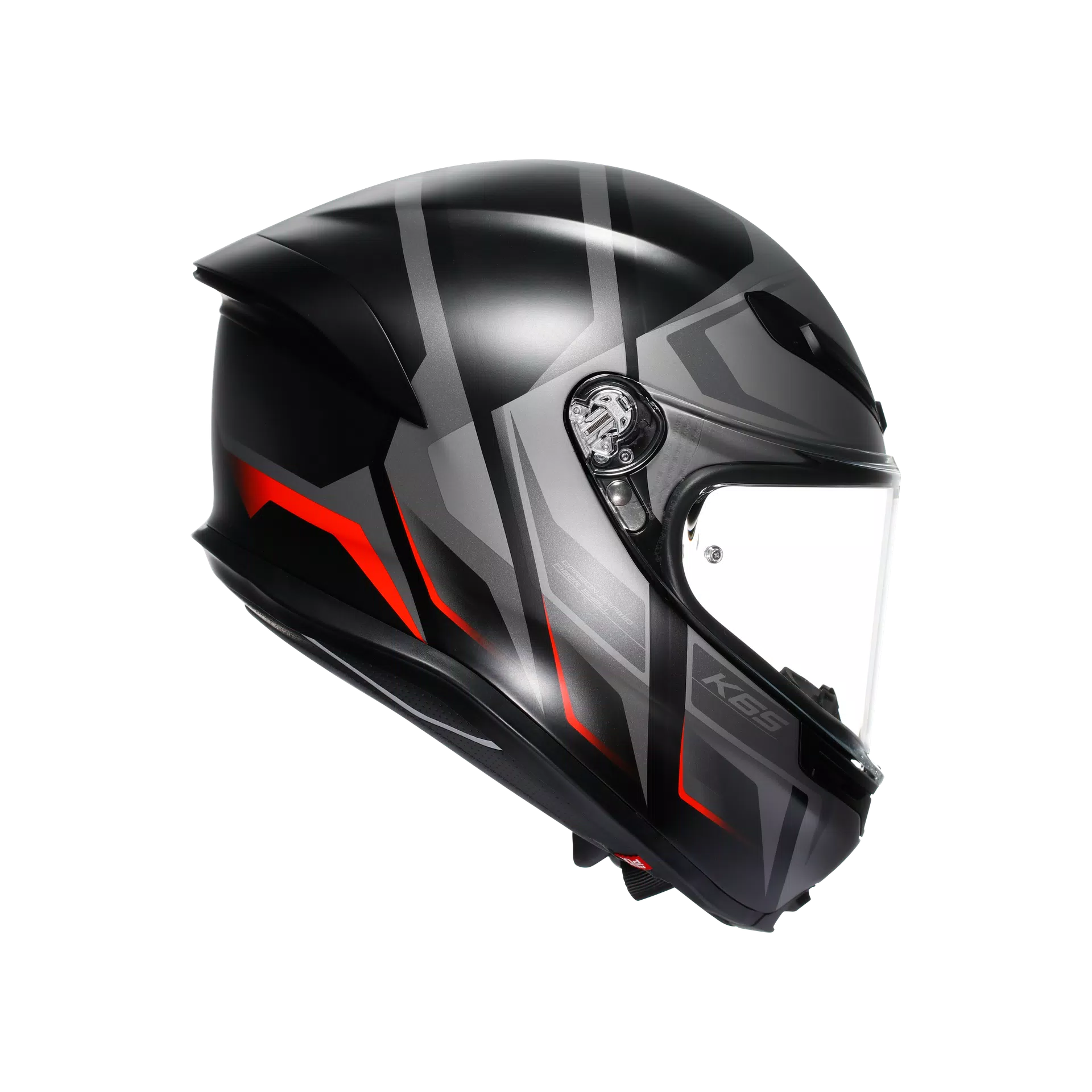 Agv K6 S Helmet Karve Matt nero/grigio/rosso | 2118395001024