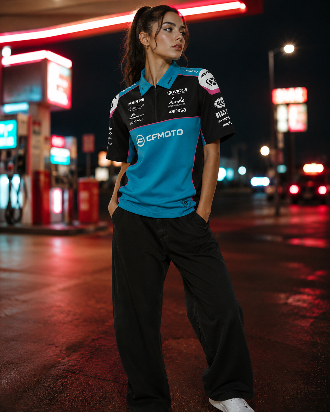 CFMOTO Aspar Racing Ángel-Nieto Team Polo Replica 2026 IXON 