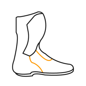 1 paio di stivali moto Dainese Axial 2 (Custom Works Design)