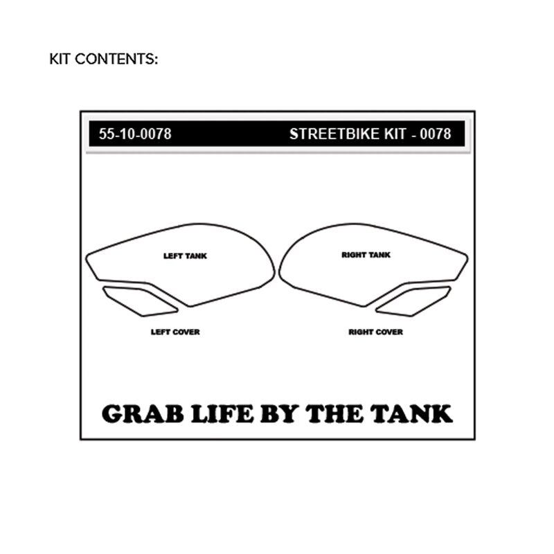 Cuscinetti di trazione icona stompgrip trionph daytona 675/r (13-18) 55-14-0078