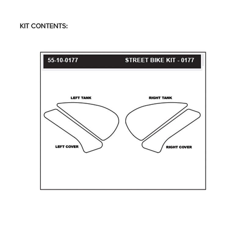 Cuscinetti di trazione dell'icona stompgrip Honda CBR 1000 RR-R SC82 (20-25) 55-14-0177