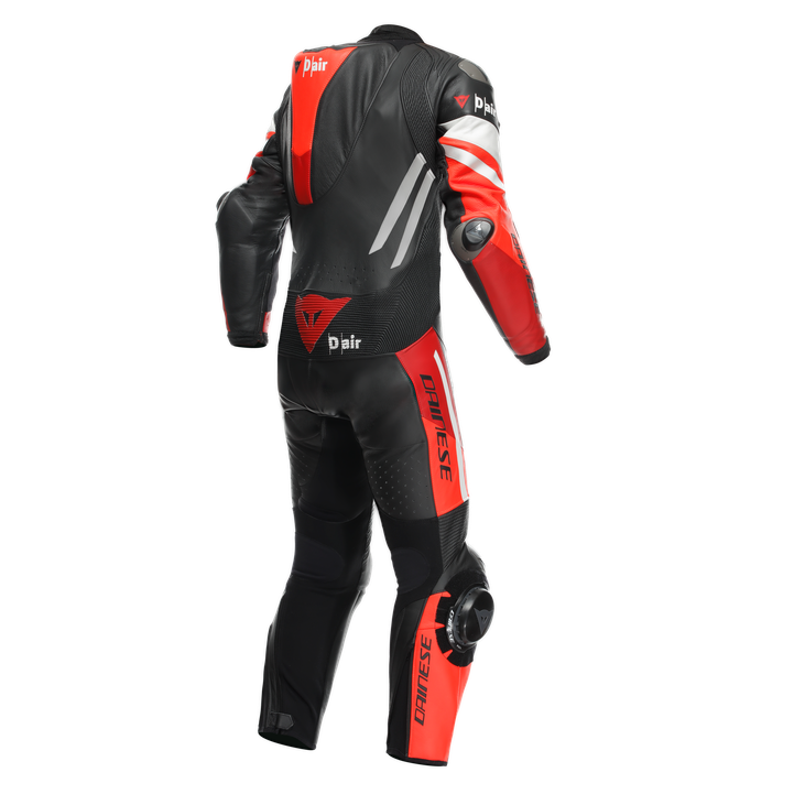 DAINESE MISANO 3 D-AIR® in pelle monopezzo Combinazione per airbag Perforata Airbag Suit | Uomini | Rosso