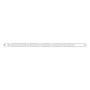 Spark Exhaust Halter Endkappe Force Titanium Universal SGFA036