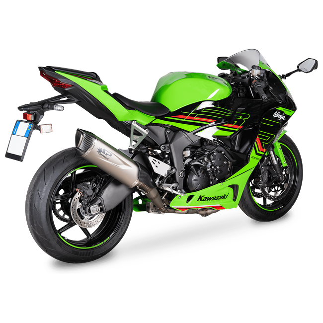 Spark Exhaust Komplettanlage Racing Force Evo EVO2024 102 dB Titanium Kawasaki ZX-6R (09-26) GKA8834T