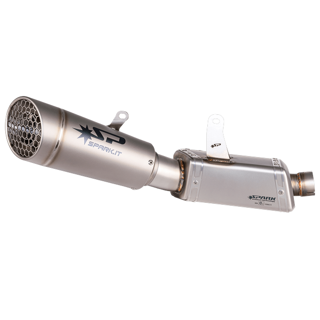 Spark Exhaust Halbkomplette Anlage Satz Grid-O Euro5 Standard Mount Triumph Street Triple 765 R/RS (20-22) GTR0503TOM