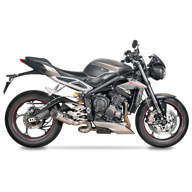 Spark Exhaust Verbindungsrohr Racing Titanium Triumph Street Triple 765 R/RS (17-26) GTR0501R