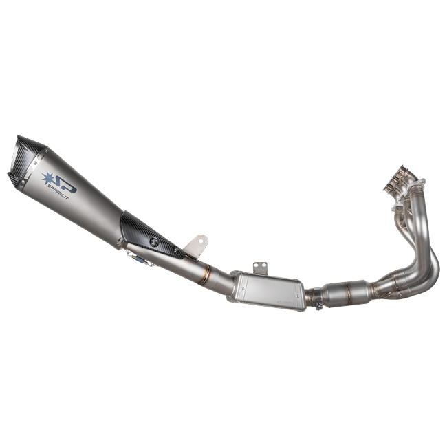 Spark Exhaust Komplettanlage Konix Evo Euro5+ Lateral Mount Triumph Street Triple 765 R/RS (23-26) GTR8826TOM