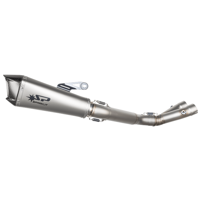 Spark Exhaust Halbkomplette Anlage Satz Konix Evo D.60 Titanium Yamaha R1/R1M (15-26) GYA8883T