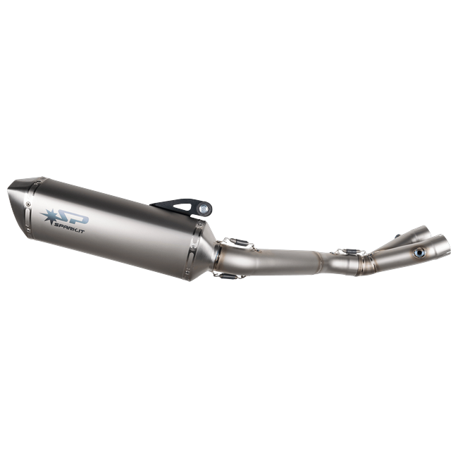 Spark Exhaust Halbkomplette Anlage Satz Force D.60 Titanium Yamaha R1/R1M (15-25) GYA8882T