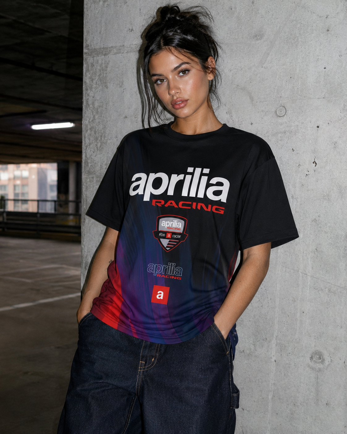 Aprilia BeARacer T-Shirt 2026 uomo IXON 104101180 