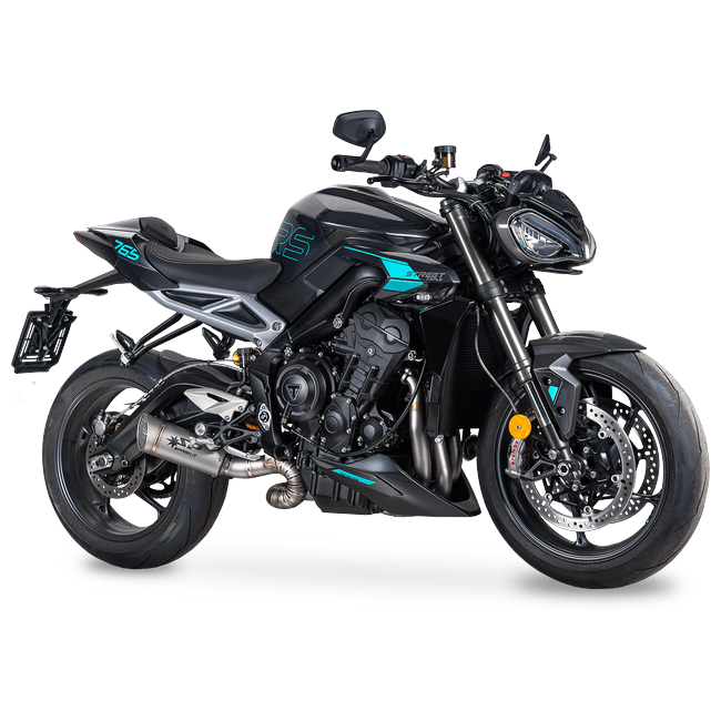 Spark Exhaust Halbkomplette Anlage Racing Satz Grid-O Titanium Triumph Street Triple 765 R/RS (17-26) GTR0501T