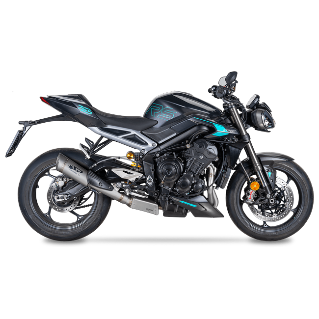 Spark Exhaust Komplettanlage Grid-O Euro5+ Lateral Mount Triumph Street Triple 765 R/RS (23-26) GTR8825TOM