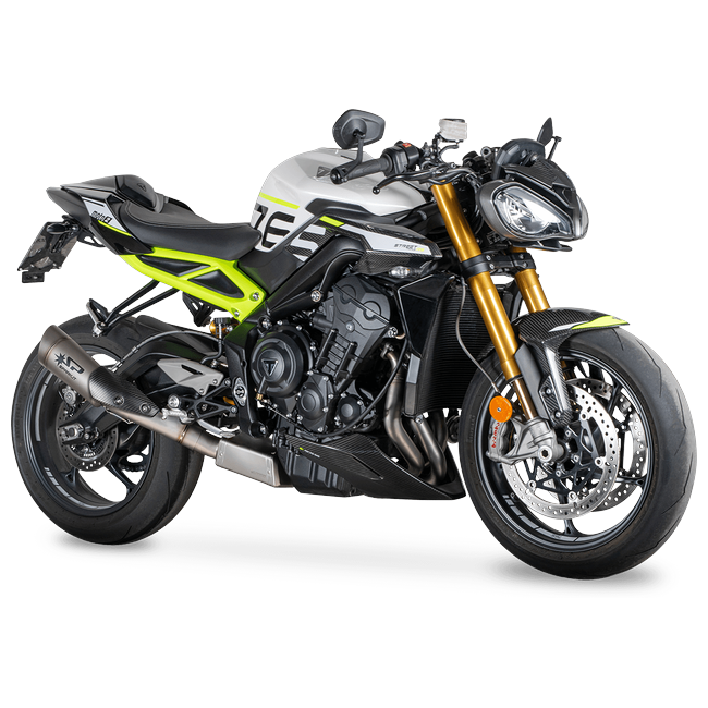 Spark Exhaust Komplettanlage Grid-O Euro5+ Lateral Mount Triumph Street Triple 765 R/RS (23-26) GTR8825TOM