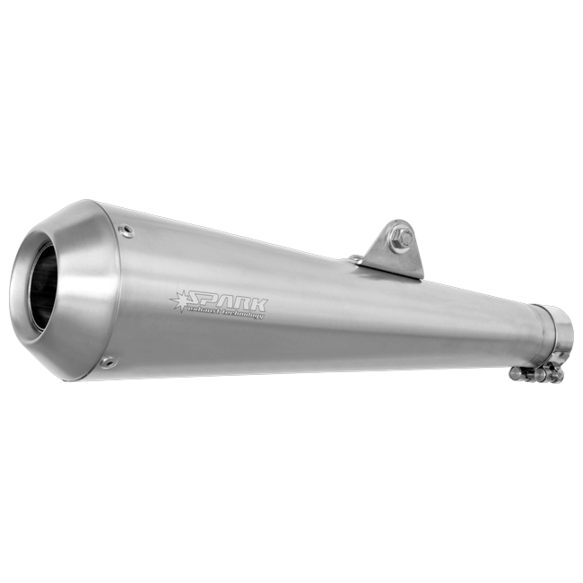 Spark Exhaust Schalldämpfer Universal Classic Scotch-Brite Edelstahl G00SI07I