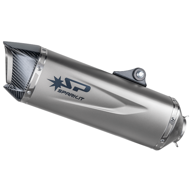 Spark Exhaust Schalldämpfer Universal Force Evo 60 mm / 350 mm Titanium G00SI23T