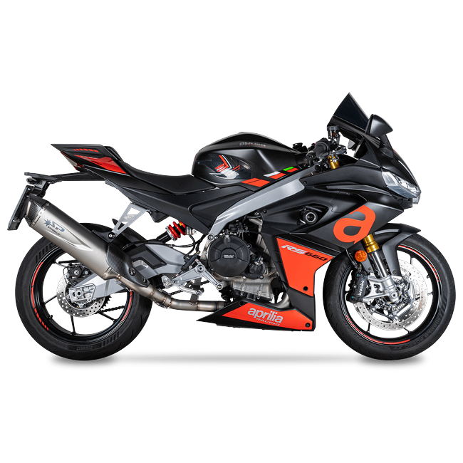 Spark Exhaust Komplettanlage Racing Force Evo 400 mm Titanium Aprilia RS 660 (20-26) GAP8809T