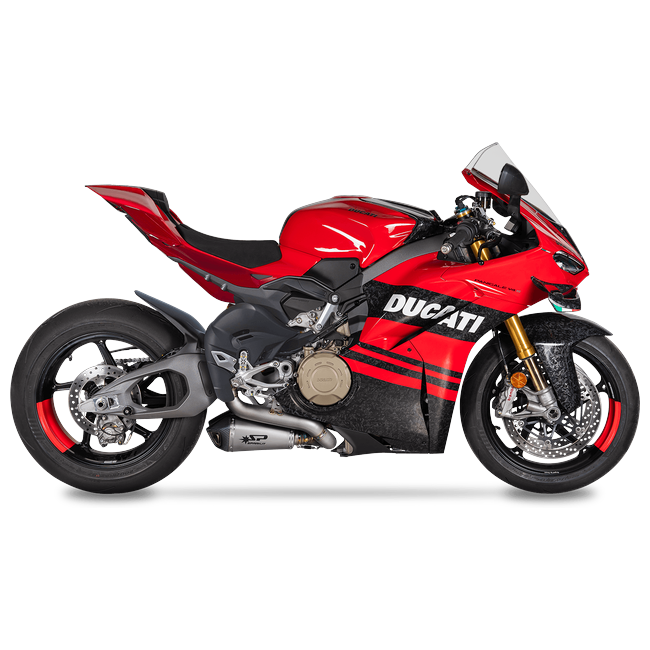 Spark Exhaust Komplettanlage Racing Satz Konix Evo Titanium Ducati Panigale V4/S/R (25-26) GDU8856T
