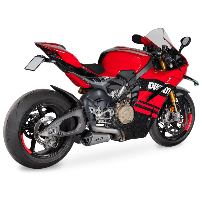 Spark Exhaust Komplettanlage Racing Satz Konix Evo Titanium Ducati Panigale V4/S/R (25-26) GDU8856T