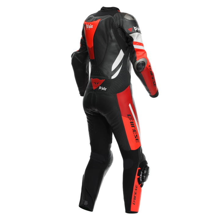 Dainese Misano 3 Lady D-AIR® in pelle monopezzo per una tuta da corsa airbag | Donne | Rosso